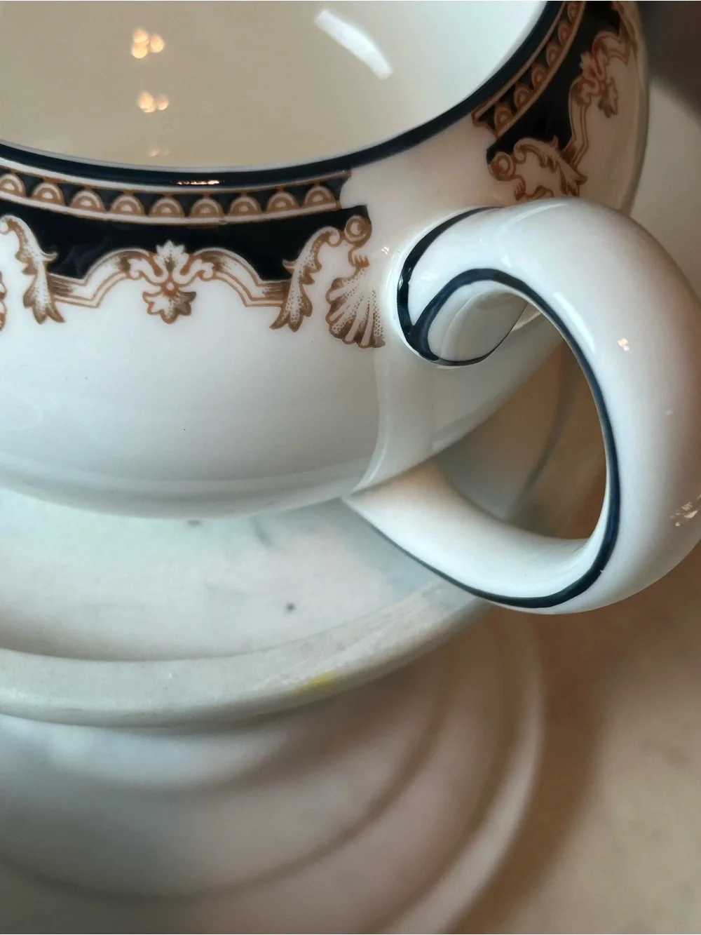WEDGWOOD MEDICI R4588 Bone China England Creamer & Covered Sugar Bowl Set Lid